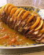 Жаркое из свинины с апельсинами