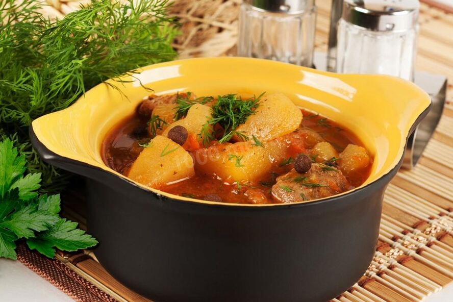 Рецепт жаркое из свинины с картофелем