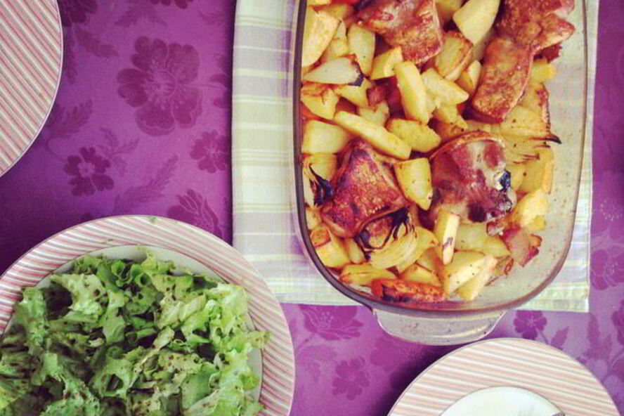 Рецепт жаркое из свинины с картошкой