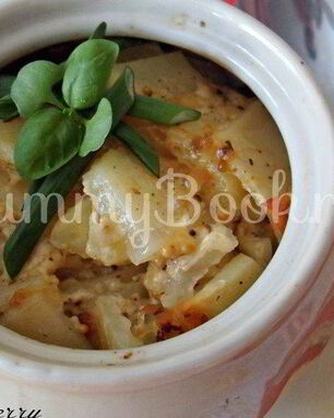 Жаркое с грибами в горшочке