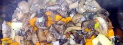 жаркое с грибами в мультиварке. Шаг 2