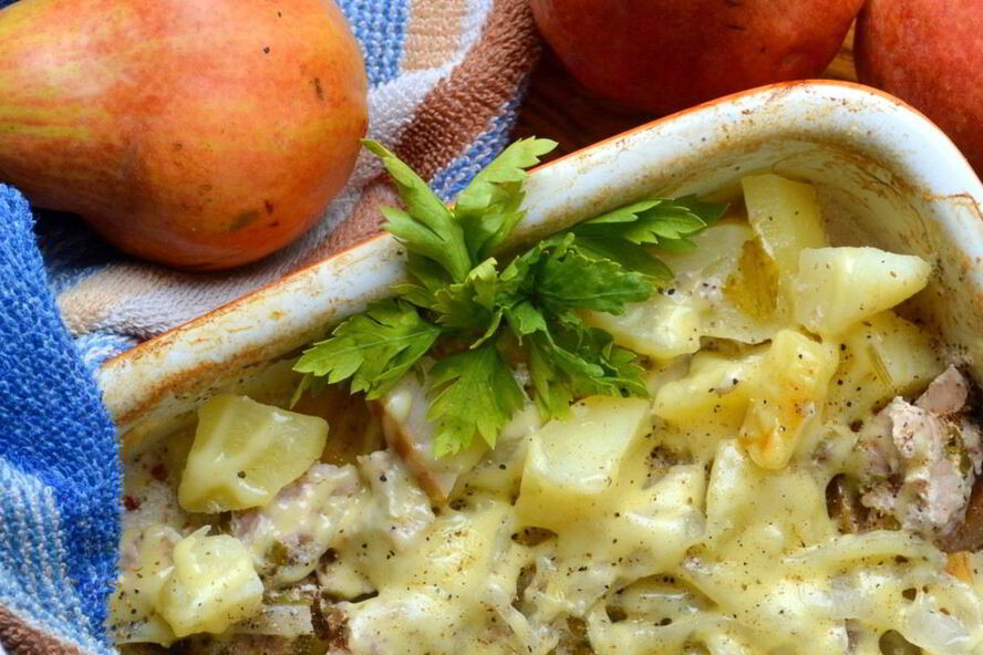 Рецепт жаркое с грушами