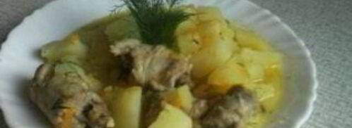 жаркое с куриными шейками. Шаг 4