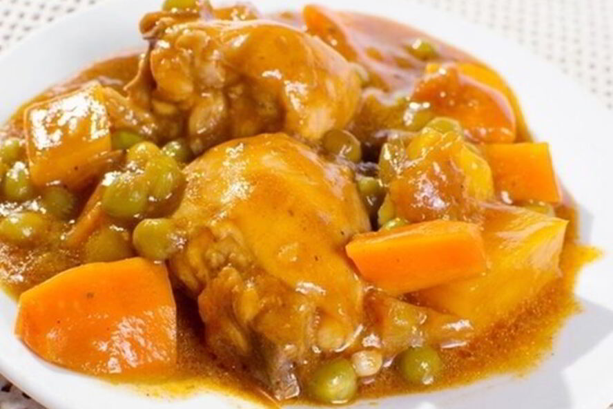 Рецепт жаркое с курицей и овощами