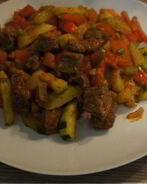 Жаркое с овощами и говядиной