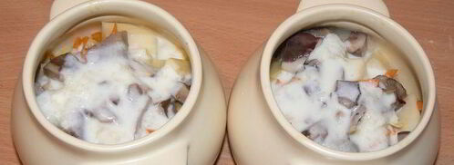 жаркое с сердечками в сливочном соусе. Шаг 5