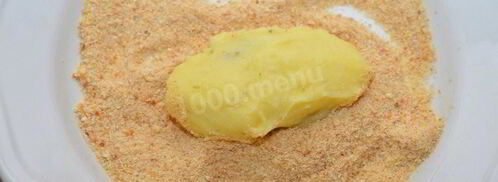 картофельные зразы с фаршем. Шаг 5