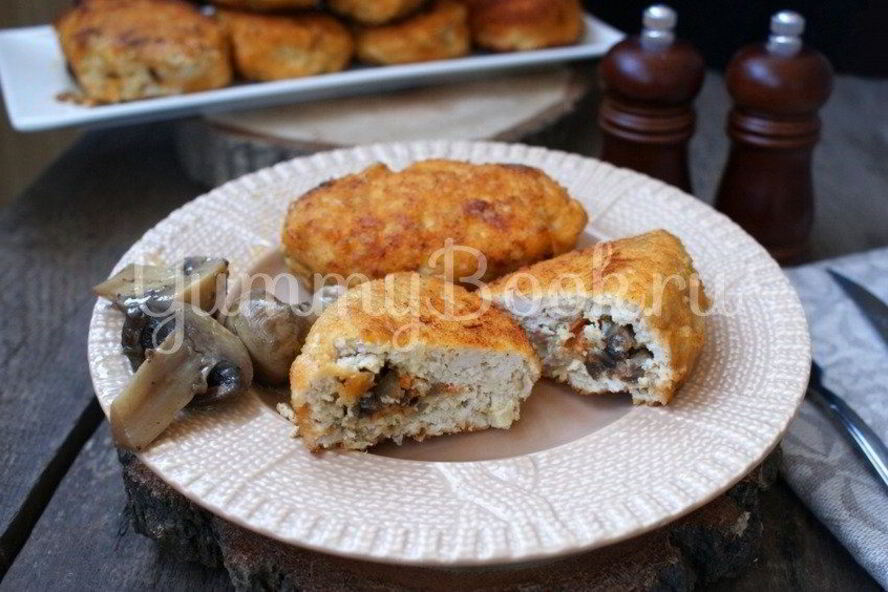 Рецепт куриные зразы с грибами
