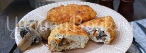 куриные зразы с грибами. Шаг 7