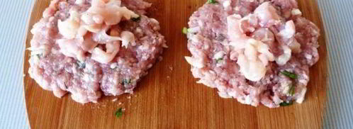 мясные зразы с начинкой из курицы. Шаг 8