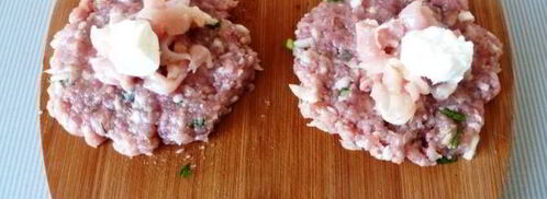 мясные зразы с начинкой из курицы. Шаг 9