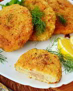 Рыбные зразы с печенью трески