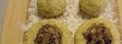 зразы картофельные с грибами. Шаг 4