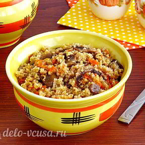 Каши с грибами