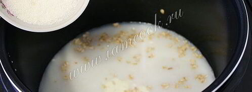 геркулесовая каша в мультиварке. Шаг 4