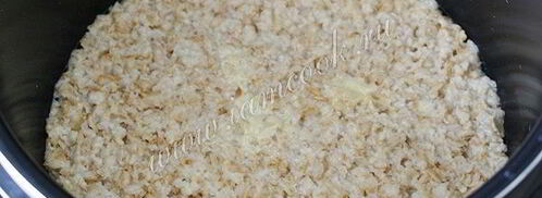 геркулесовая каша в мультиварке. Шаг 7