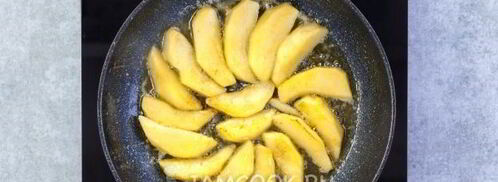 геркулесовая каша яблочный пирог. Шаг 7