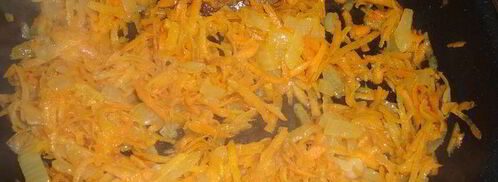 гороховая каша с мускатным орехом и соевым соусом. Шаг 4