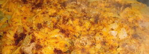 гороховая каша с мускатным орехом и соевым соусом. Шаг 5