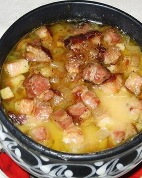 Гороховая каша в духовке