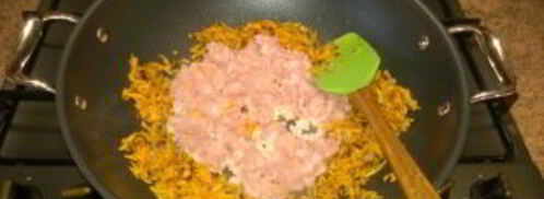 гречка по-купечески с куриным фаршем. Шаг 3