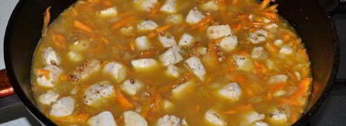 гречка по-купечески с куриным филе. Шаг 5