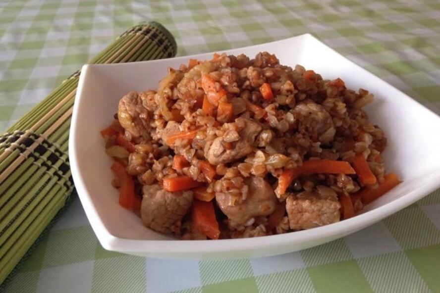 Рецепт гречка по купечески в мультиварке со свининой