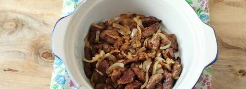 гречка с говядиной в духовке. Шаг 5