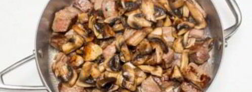 гречка с грибами и мясом. Шаг 4