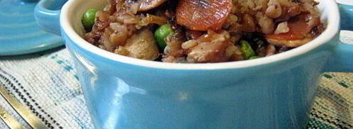 гречка с грибами и овощами. Шаг 7