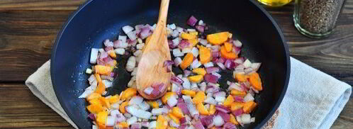 гречка с грибами в горшочке в духовке. Шаг 3