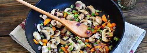 гречка с грибами в горшочке в духовке. Шаг 4