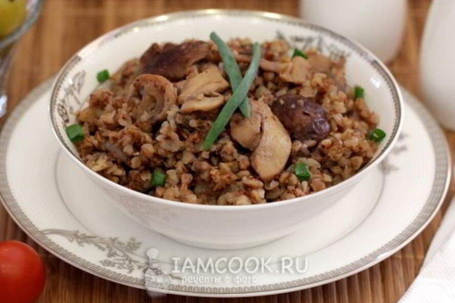 Рецепт гречка с грибами в мультиварке