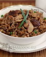 Гречка с грибами в мультиварке