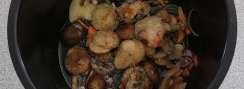 гречка с грибами в мультиварке. Шаг 5