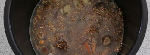 гречка с грибами в мультиварке. Шаг 7