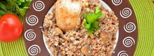 гречка с курицей и грибами. Шаг 8