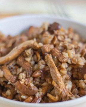 Гречка с лисичками в мультиварке