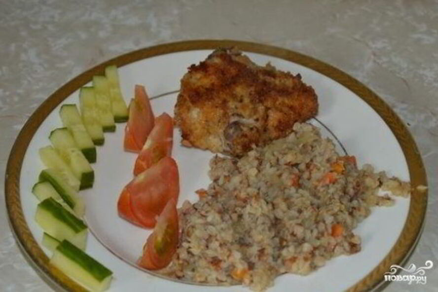 Рецепт гречка с луком и морковью