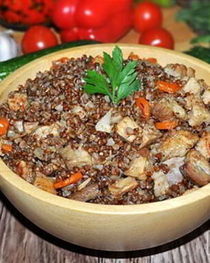Гречка с мясом