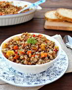 Гречка с овощами в духовке