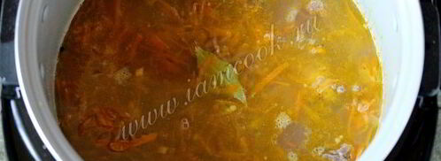 гречка с тушенкой в мультиварке. Шаг 7