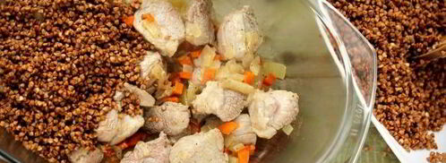 гречка со свиным мясом в духовке. Шаг 5