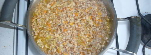 гречневая каша по-царски с индейкой. Шаг 6