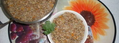 гречневая каша по-царски с индейкой. Шаг 7