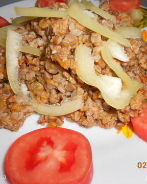 Гречневая каша с фаршем