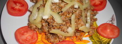 гречневая каша с фаршем. Шаг 4