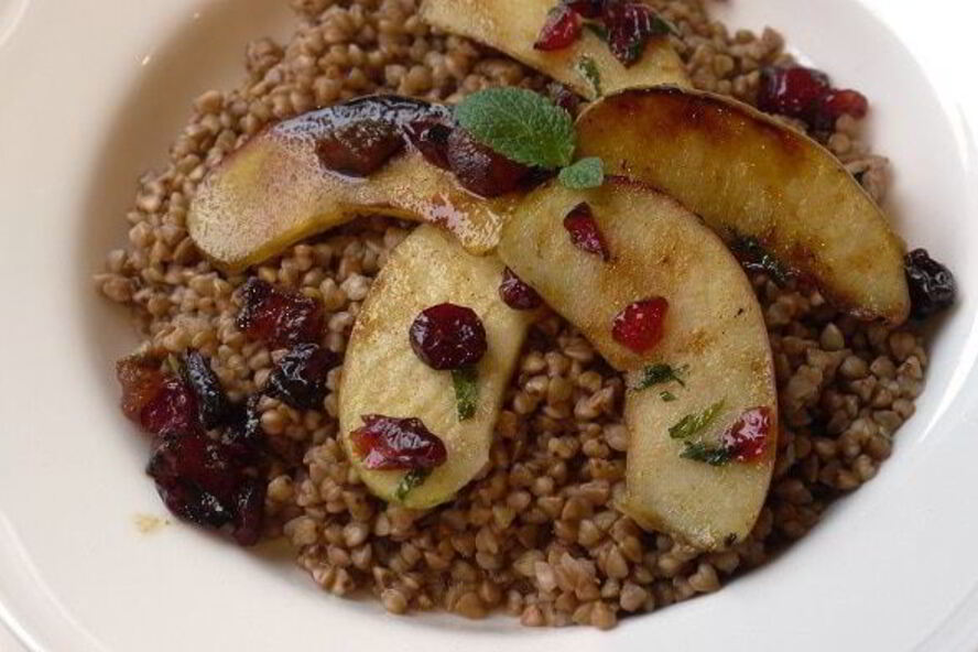 Рецепт гречневая каша с фруктовой заправкой