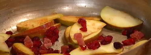 гречневая каша с фруктовой заправкой. Шаг 4