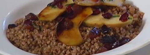 гречневая каша с фруктовой заправкой. Шаг 6